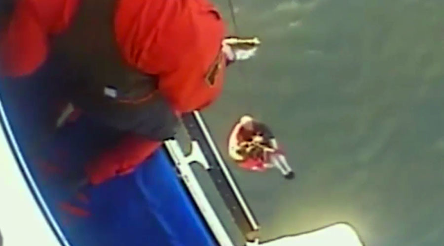 Fisherman clung to capsized boat for 11hrs, urinated on hands to keep warm