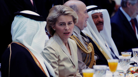 Germany's Defence Minister Ursula von der Leyen attends the IISS Regional Security Summit 