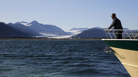 US President Barack Obama at Kenai Fjords National Park, Alaska September 1, 2015 © Jonathan Ernst
