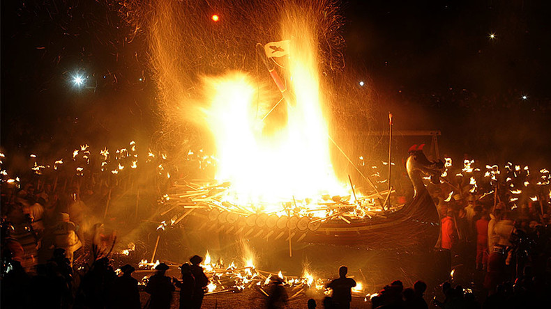 Vikings crown dramatic march on Scotland with ship-burning crescendo ...