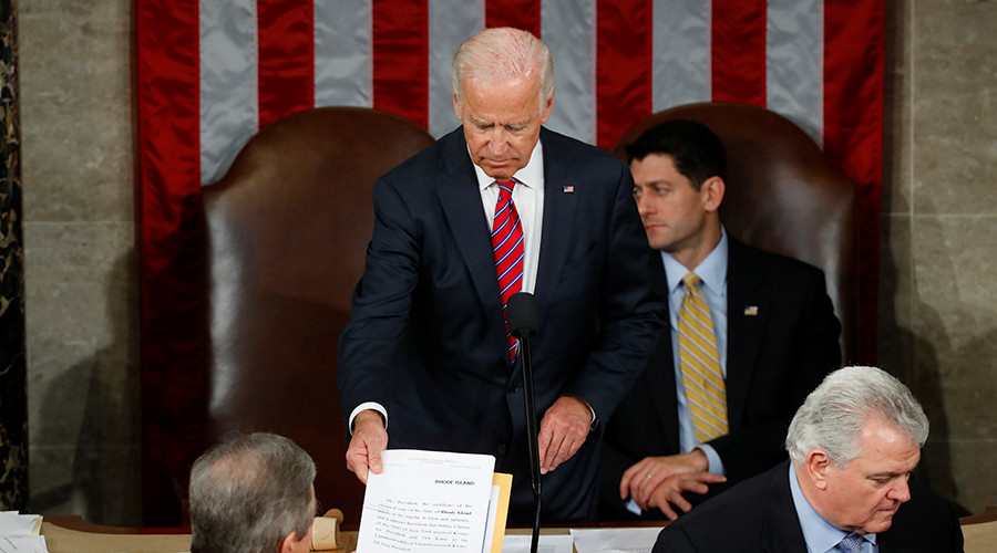 ‘It’s over’: Desperate protests in Congress fail to prevent Trump presidency