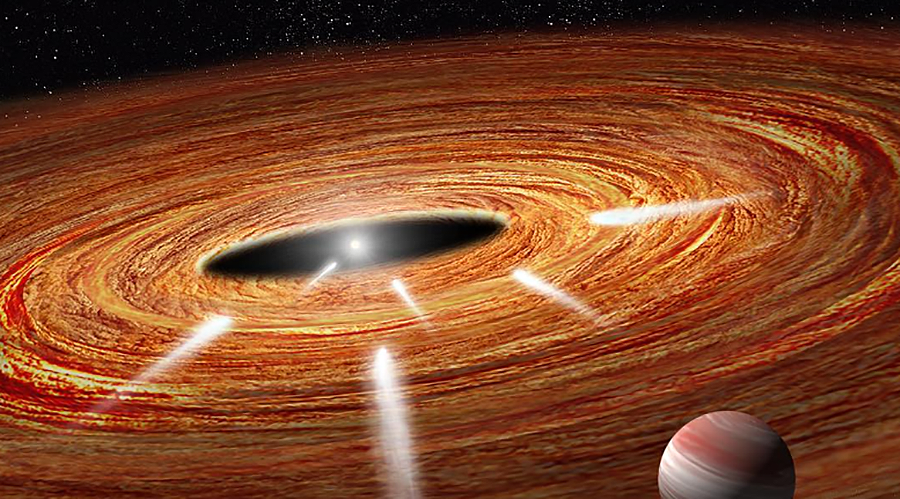 Huge planet hurling comets to their doom in nearby solar system - NASA