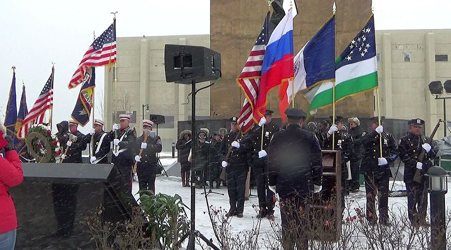 New York chorus sings Russian national anthem to honor Alexandrov Ensemble (VIDEO)