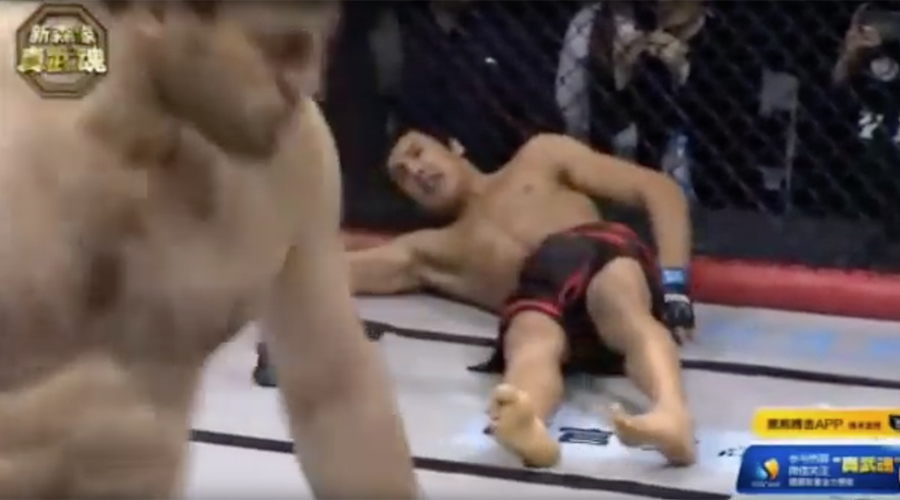 Protect yourself at all times? MMA fighter KO's opponent during glove touch at start of bout (VIDEO)