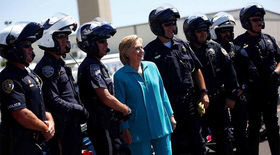 Clinton, Trump & Sanders criticized for not paying police bills