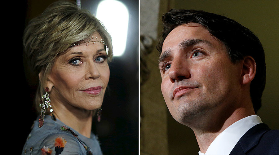 ‘Don’t be fooled by good-looking liberals’: Jane Fonda trashes Trudeau over pipelines
