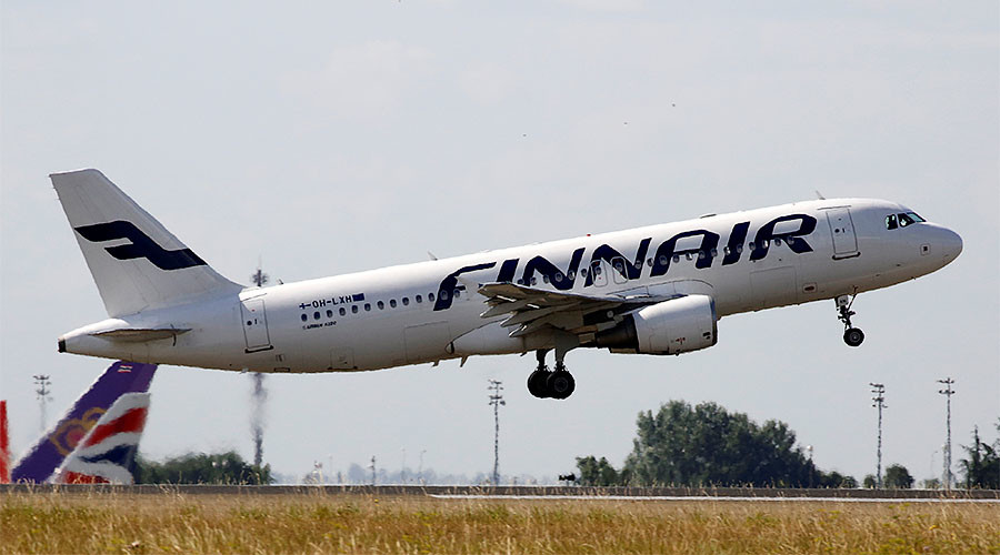 Finnair flight 666 to HEL on Friday 13