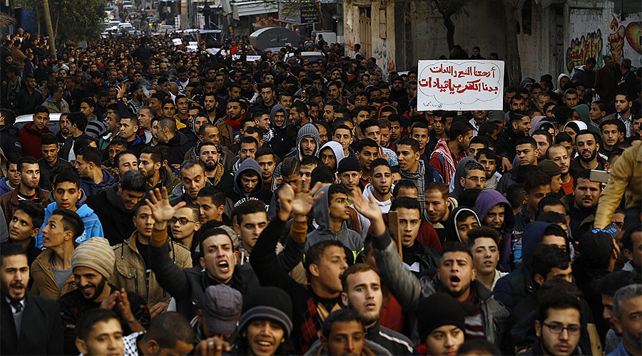 Hamas disperses protesters as 1,000s decry Gaza’s deepening energy crisis