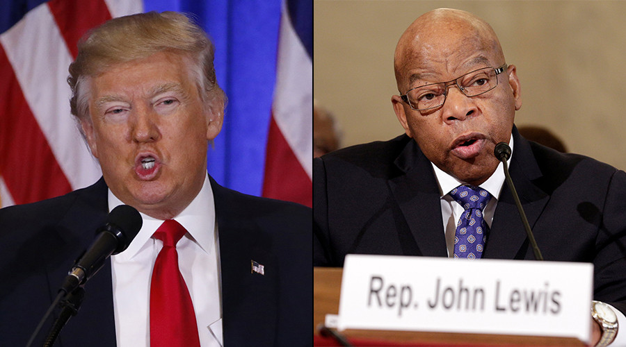 Trump takes aim at “all talk, no action” civil rights icon John Lewis in latest Twitter spat