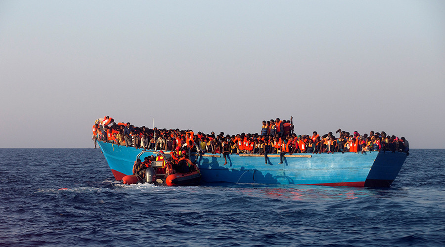 Only 4 survive after boat with 110 migrants sinks off Libyan coast
