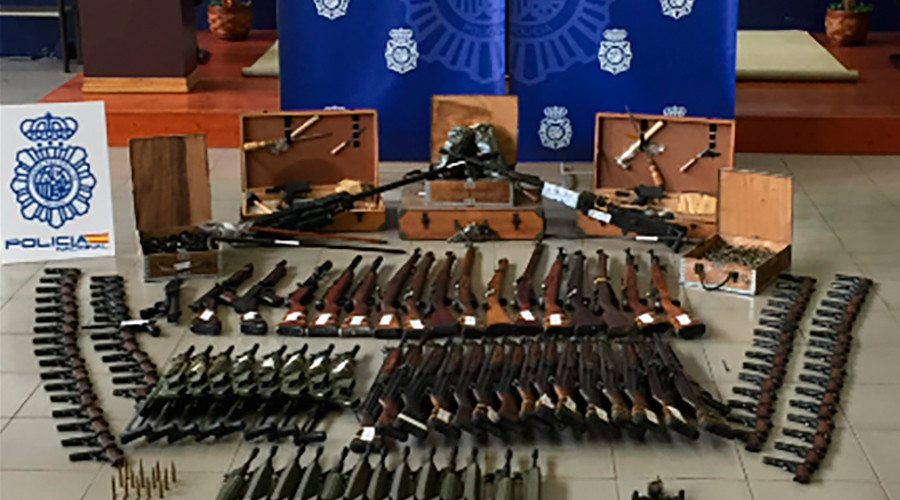 ‘Capable of shooting down aircraft’: Spanish police seize €10mn worth of black market weapons