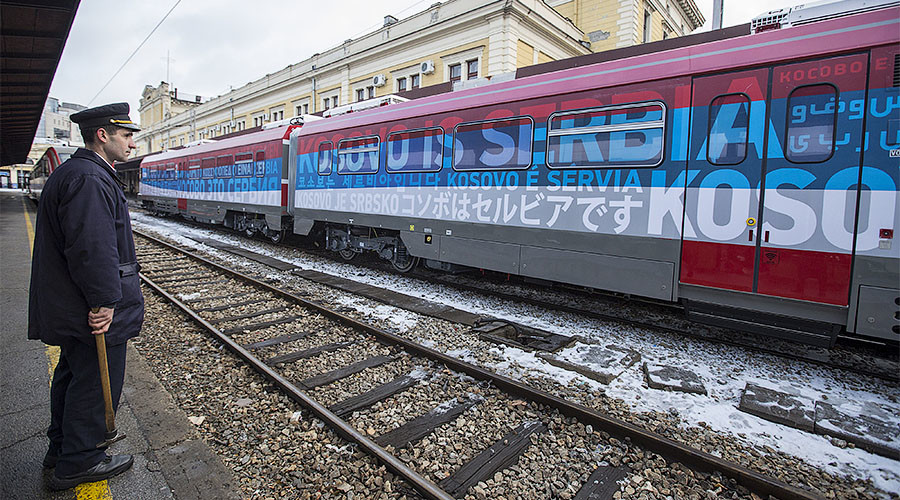 ‘If Serbs are killed, we’ll send troops in,’ says Serbian president after Kosovo-bound train blocked