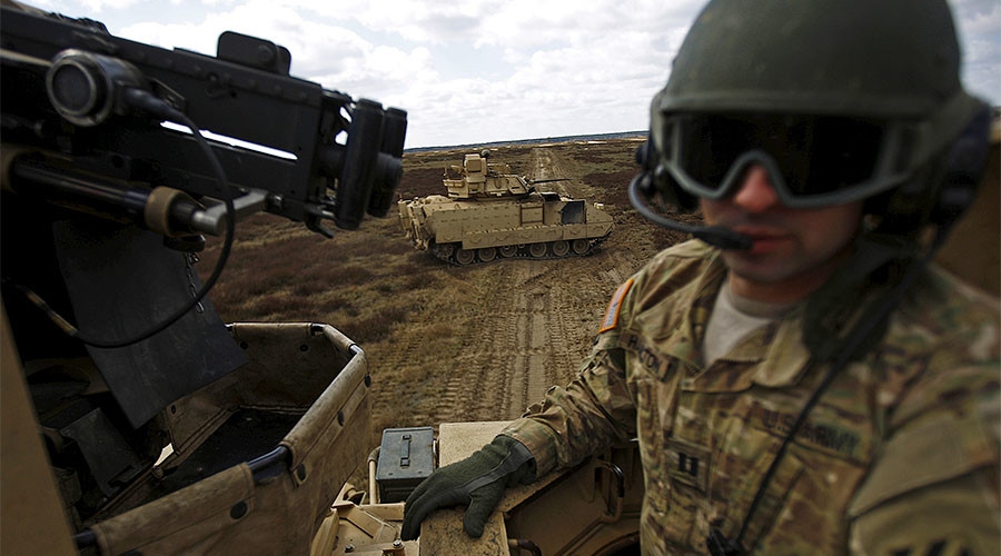 ‘Russophobic hysteria now backed up by massive US troop movements in Europe’