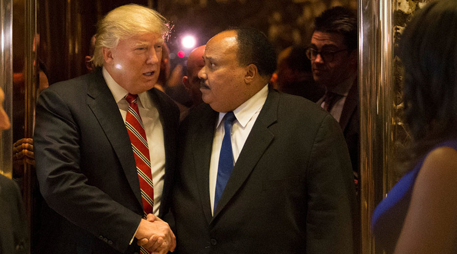 MLK’s son and Trump discuss national voting card ID