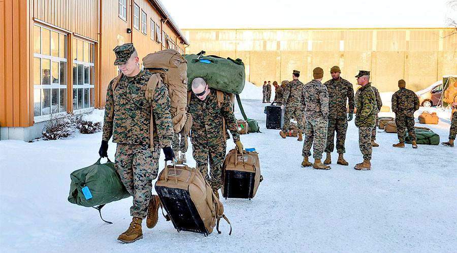 US Marines land in Norway, signaling departure from post-WW2 commitment to Russia