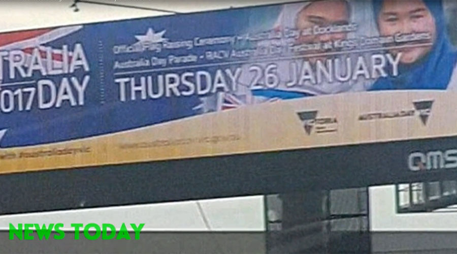 Australia Day Muslim themed billboard removed after threats