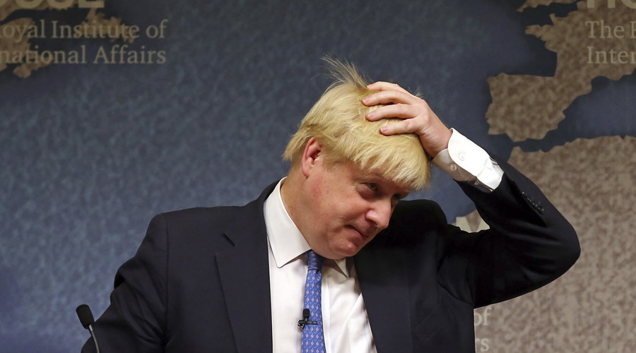 Boris Johnson compares French president to Nazi guard