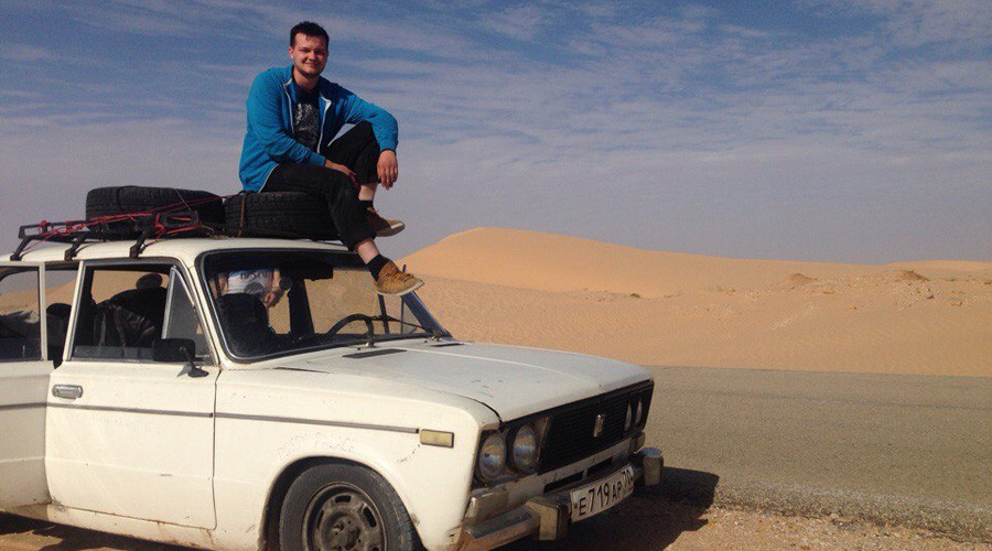 Four Siberians drive rusty Russian clunker from St. Petersburg to Gambia (PHOTOS)