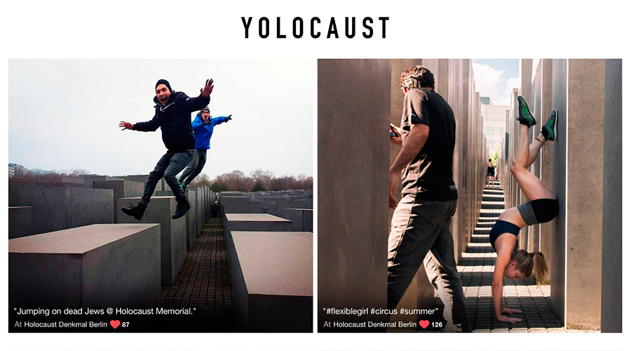 Yolocaust: Shocking art project puts Holocaust selfie-takers to shame