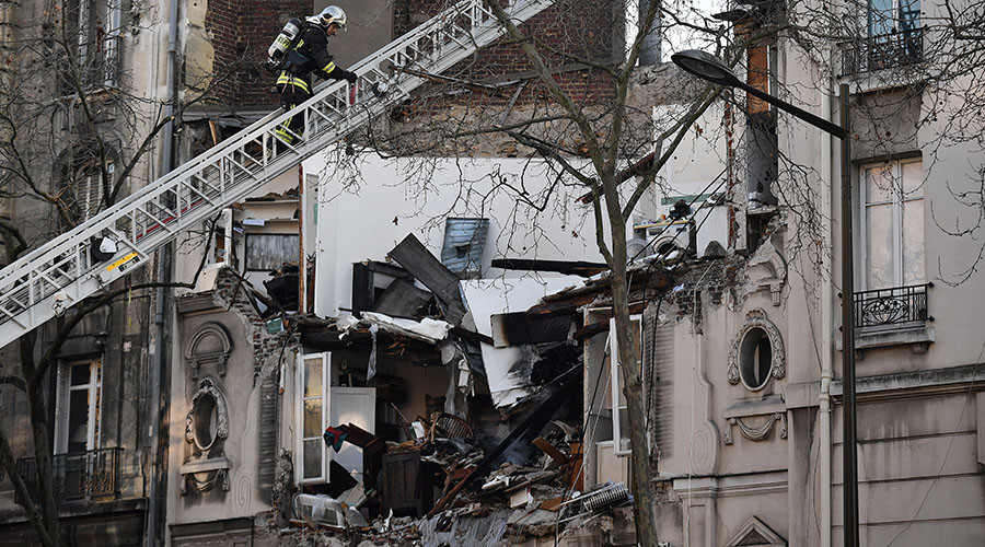Five injured as building collapses after suspected gas leak in Paris suburb (PHOTOS, VIDEOS)