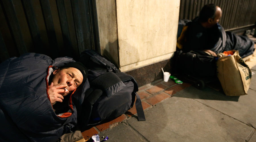 Rough sleeper numbers soar across England for 6th year running