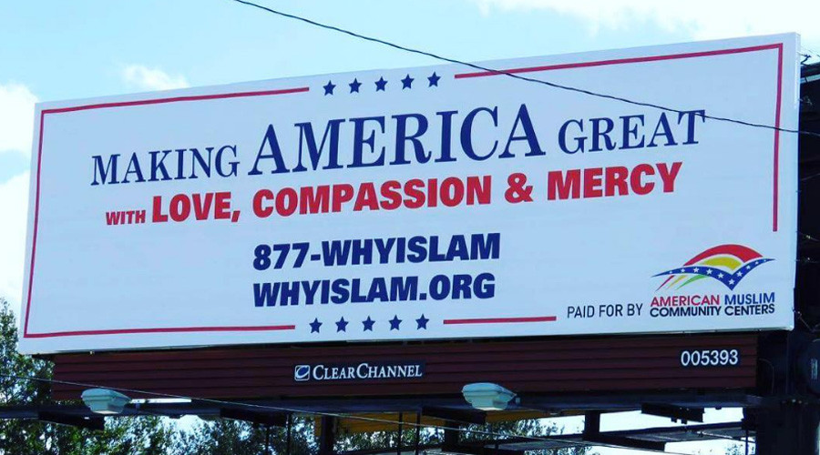 Muslim billboards in Florida riff on Trump’s election slogan (PHOTOS)