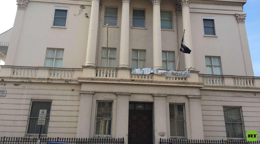 ANAL squatters group claims millionaire’s London mansion for homeless & prostitutes