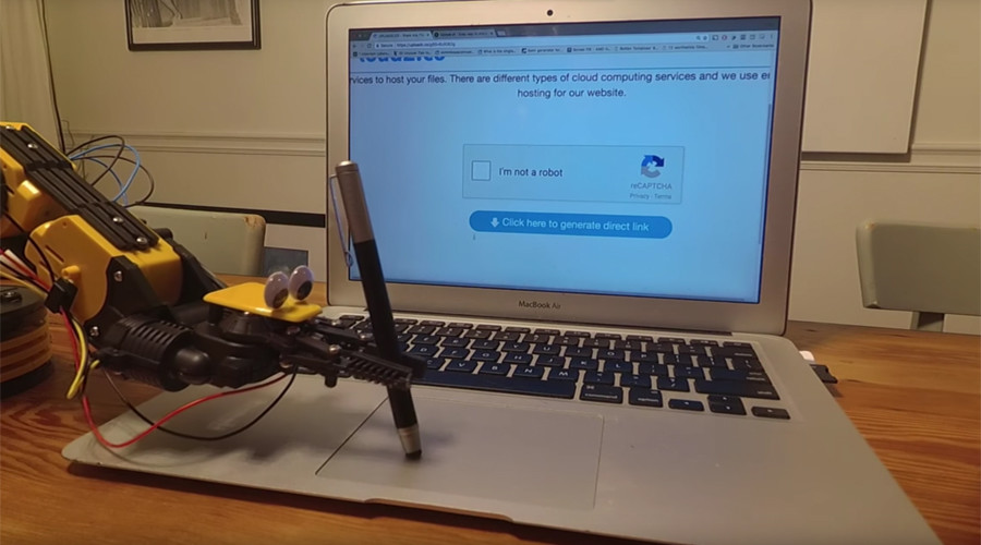CAPTCHA gotcha: Robot fools computer into thinking it’s human (VIDEO)