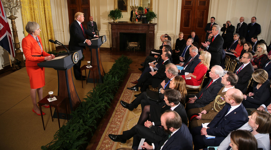 UK reporters locked out of White House press conference over birth date confusion