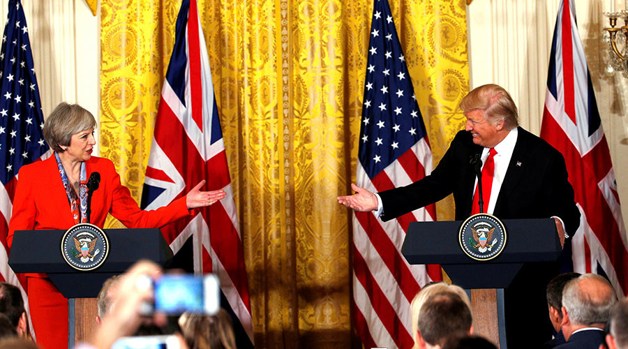 ‘British PM May aims to reassure Trump of continued support for US interventions’