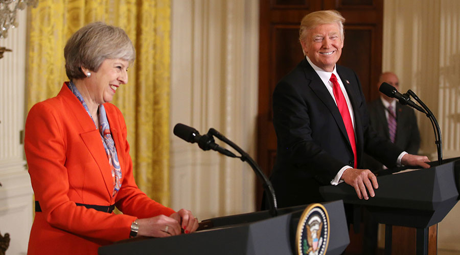 UK’s May puts The Donald on best behavior… but who got the deal?