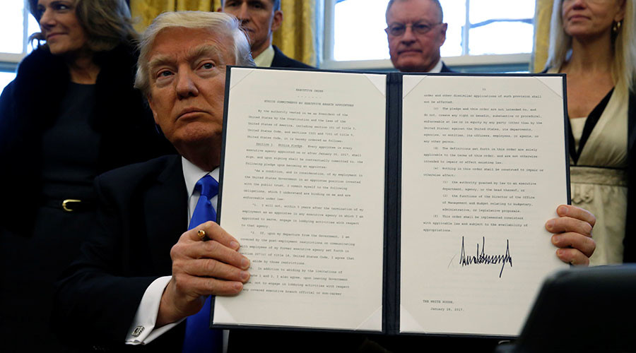 Trump imposes lifetime ban on foreign govt lobbying for appointees
