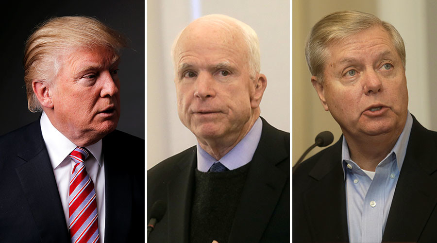 ‘Focus on ISIS, not starting WWIII’: Trump blasts Senators McCain & Graham