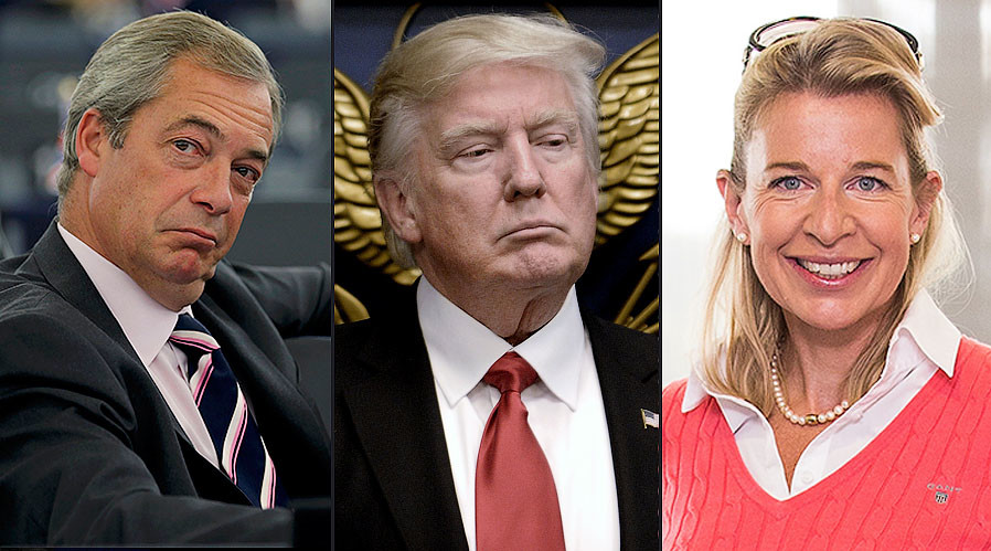 Nigel Farage & Katie Hopkins back Trump’s #MuslimBan, want the same for Britain
