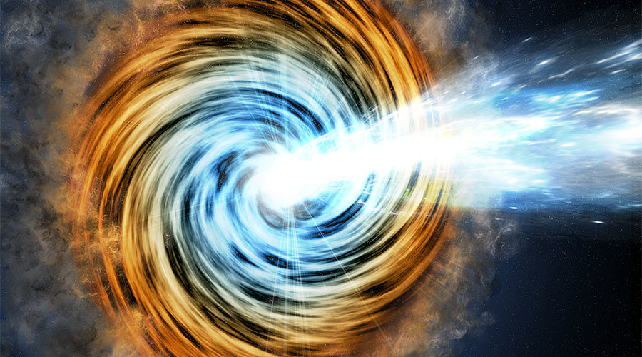 Supersized black hole powered galaxy: NASA telescope spots most extreme blazars yet (VIDEO)