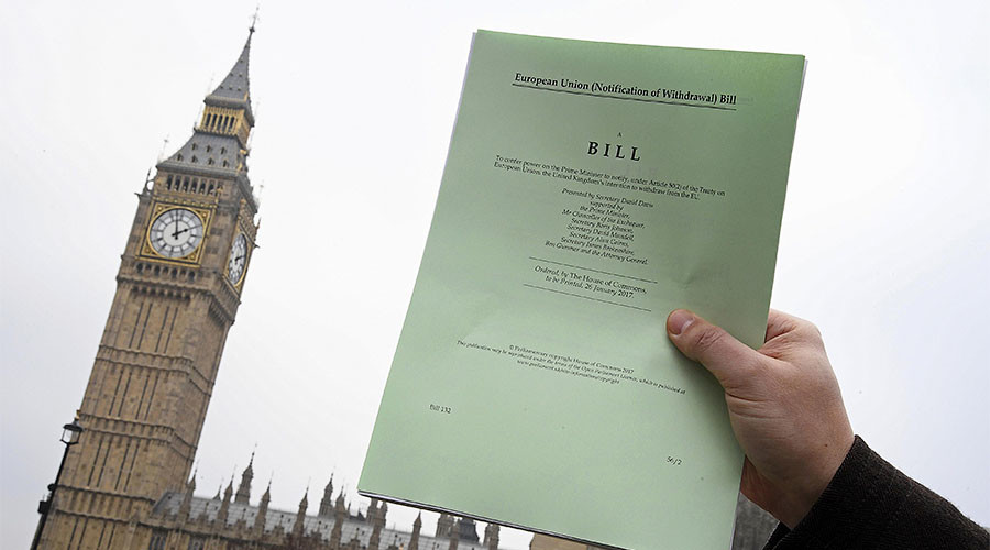 Brexit trigger date 'confirmed' as MPs start 2-day debate on how to leave EU
