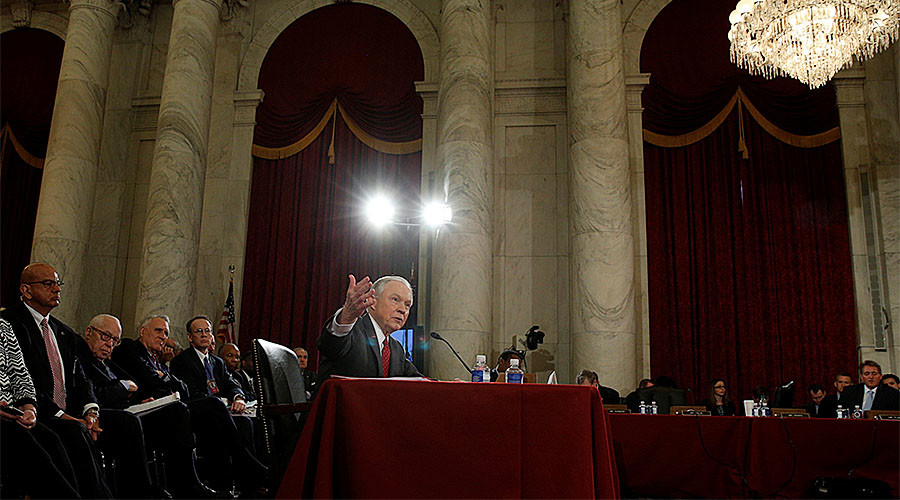 AG nominee Sessions faces committee vote amid travel ban turmoil