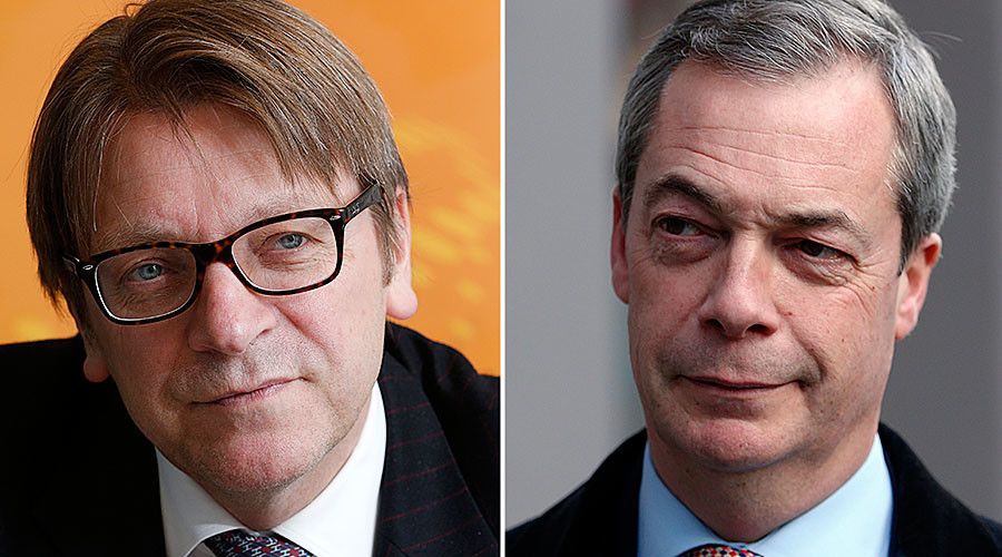 Nigel Farage calls LBC radio show to attack EU's Brexit negotiator Guy Verhofstadt live