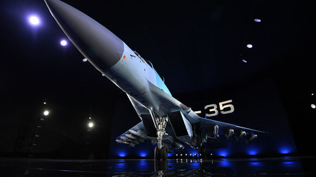 Russia's latest MiG-35 fighter jet takes to the sky