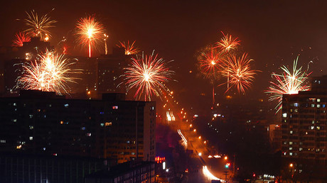 Fireworks welcome Lunar New Year across China