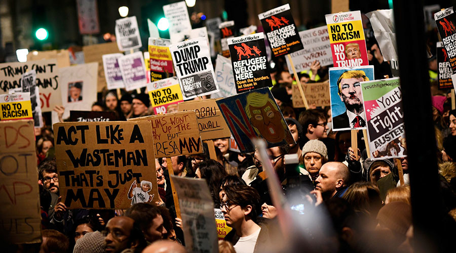 ‘Stop Trump’: Celebrities lead campaign to block state visit