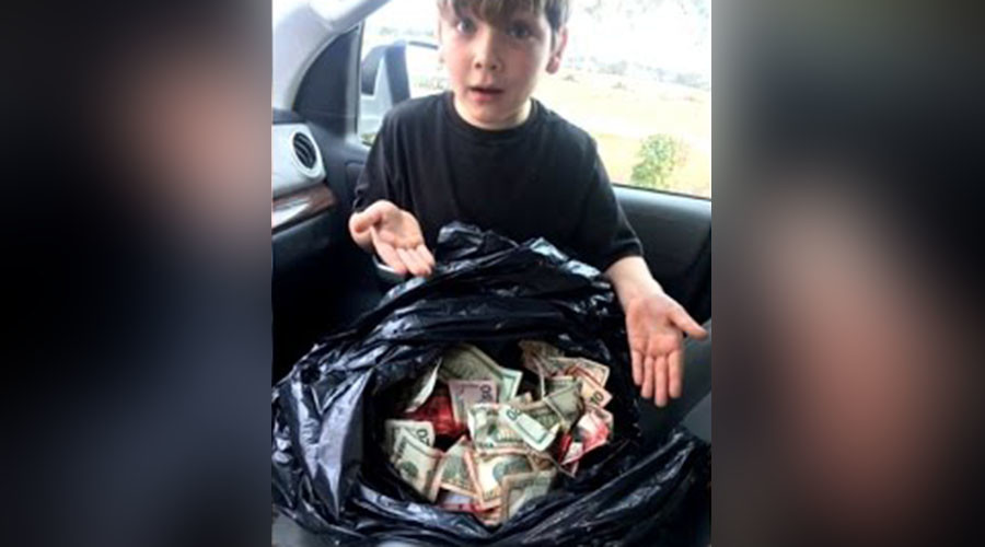 ‘Surreal moment’: 7yo finds bank robber’s stash in South Carolina