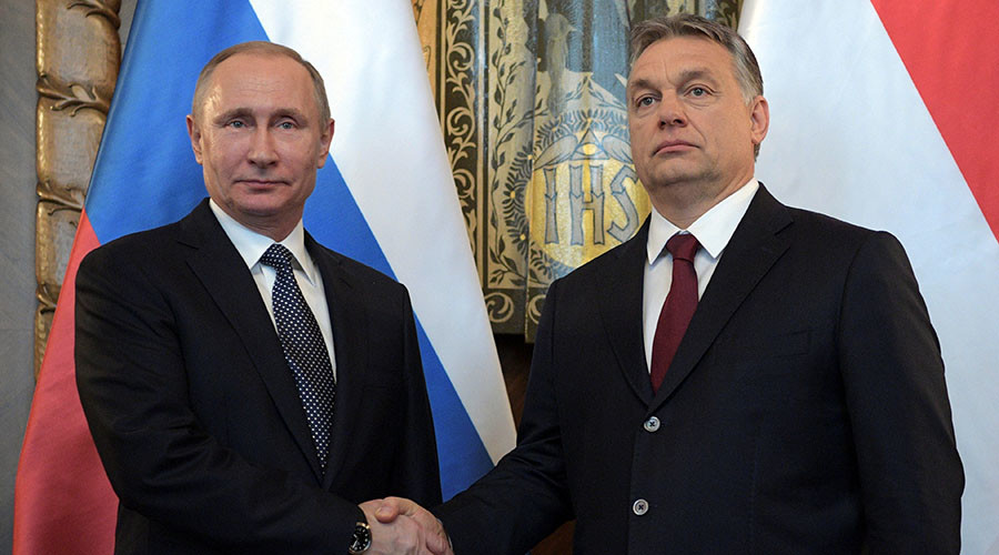 Putin visits PM Orban to talk business with Euroskeptic Hungary