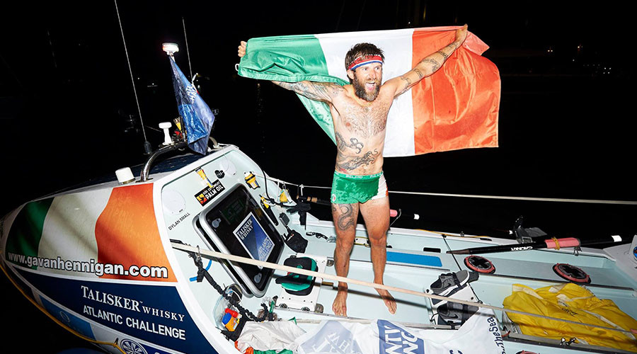 Ex-drug addict smashes record in ‘world’s toughest’ 5,000km row across Atlantic