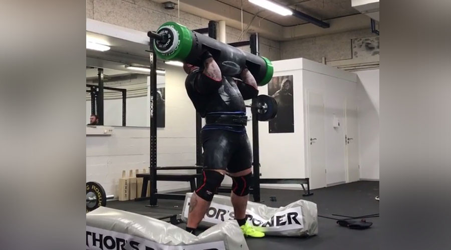 ‘Game of Thrones’ strongman gets pumped in explosive 455lb log lift