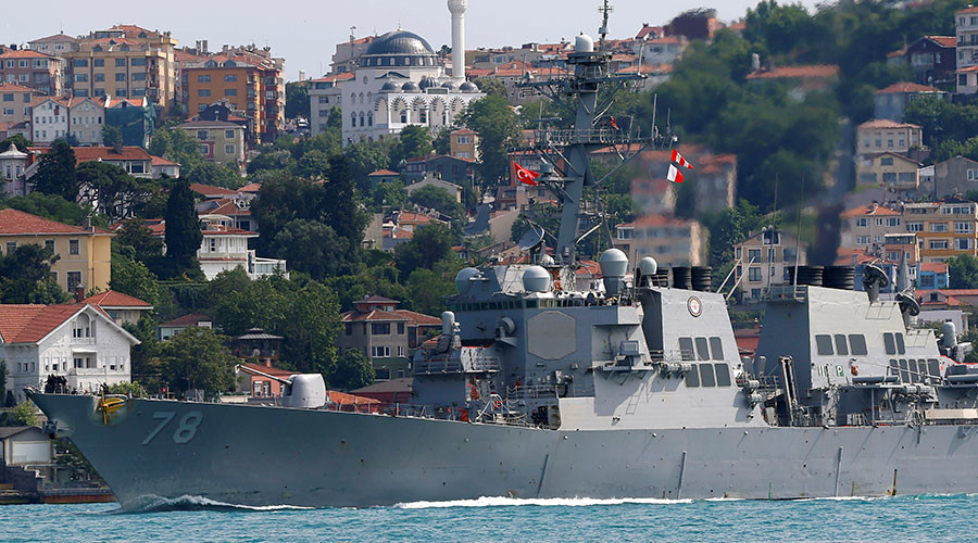 US destroyer enters Black Sea for naval drills & ensuring ‘maritime security’