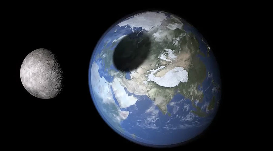 Apocalypse then? Moon on course to collide with Earth in 65bn years