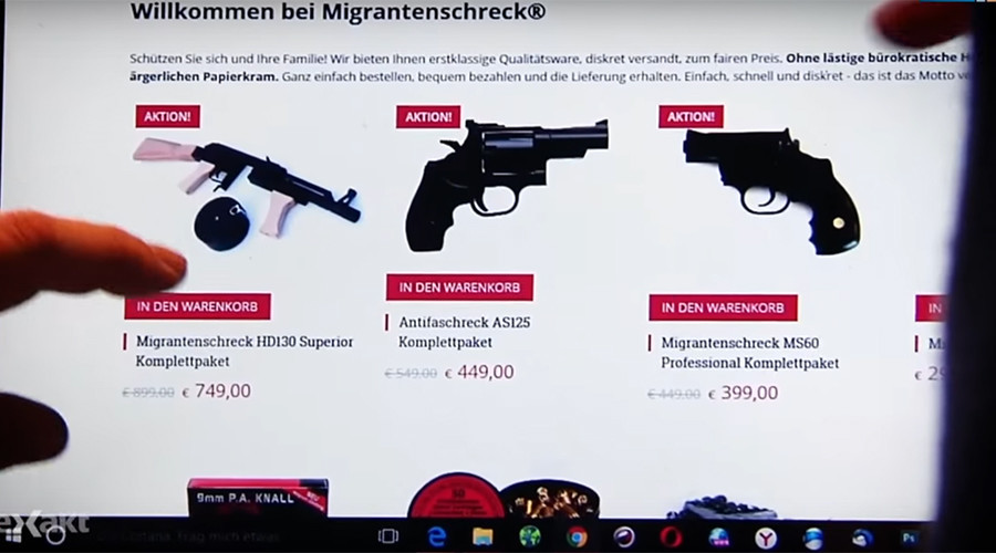 ‘Migrant horror’ website selling illegal weapons to Germans goes offline, owner flees