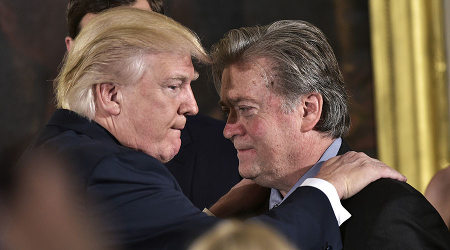 Nazi-themed cartoon of Trump & Bannon aboard 'Titanic' published by Chinese paper (PHOTO)
