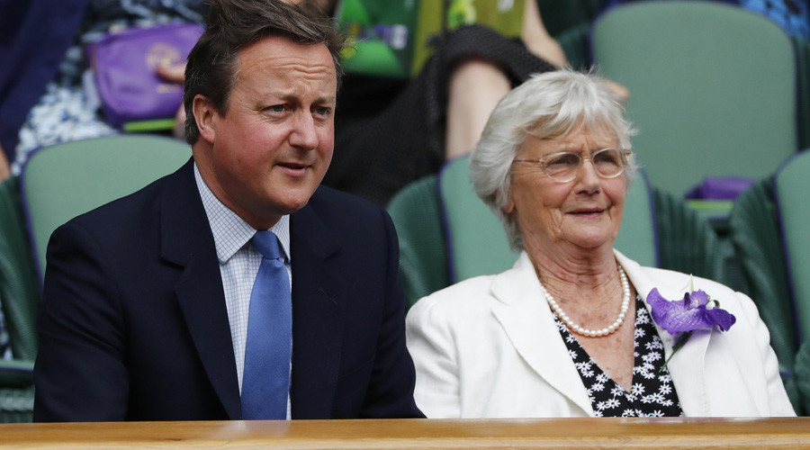 David Cameron’s mum wins award... for campaigning against her son’s austerity policies